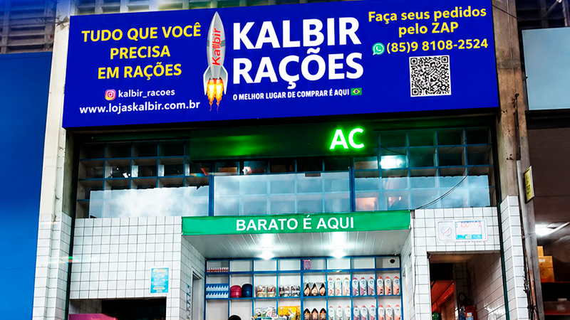 Fachada da Kalbir Rações - Ceasa