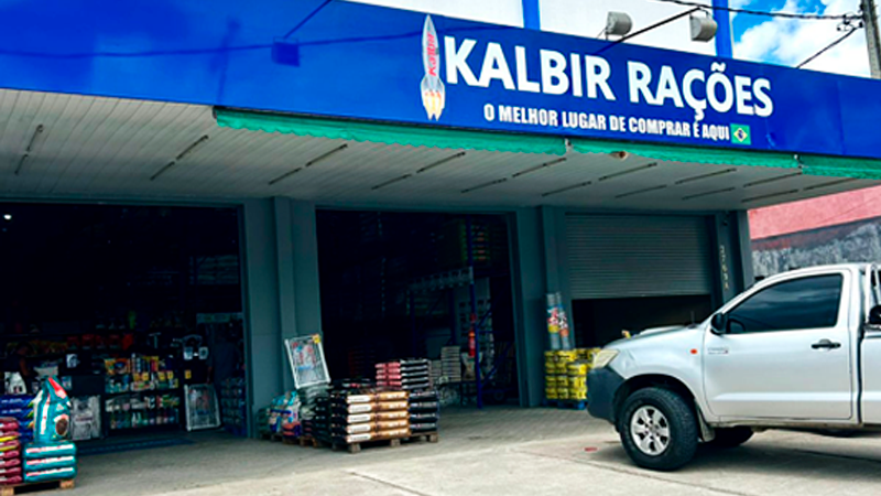 Fachada da Kalbir Rações - Maranguape