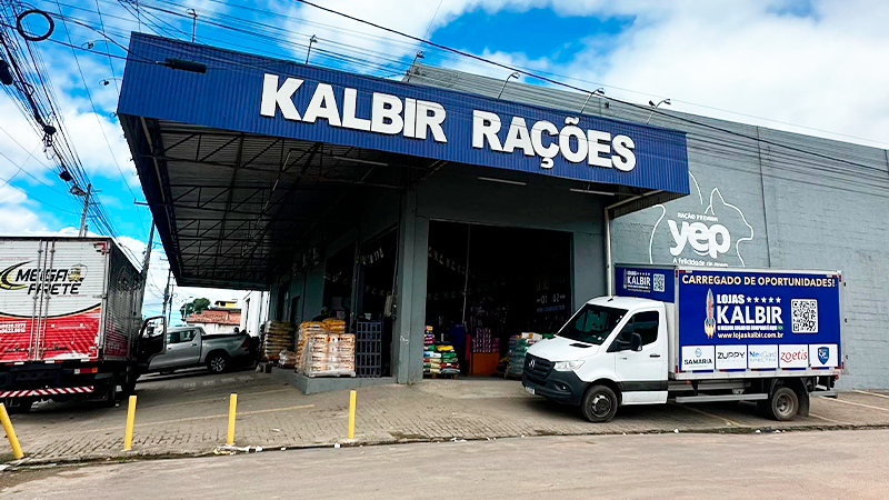Fachada da Kalbir Rações - Pajuçara