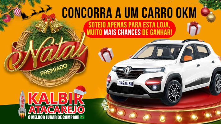 Sorteio de um carro 0KM Kalbir Atacarejo